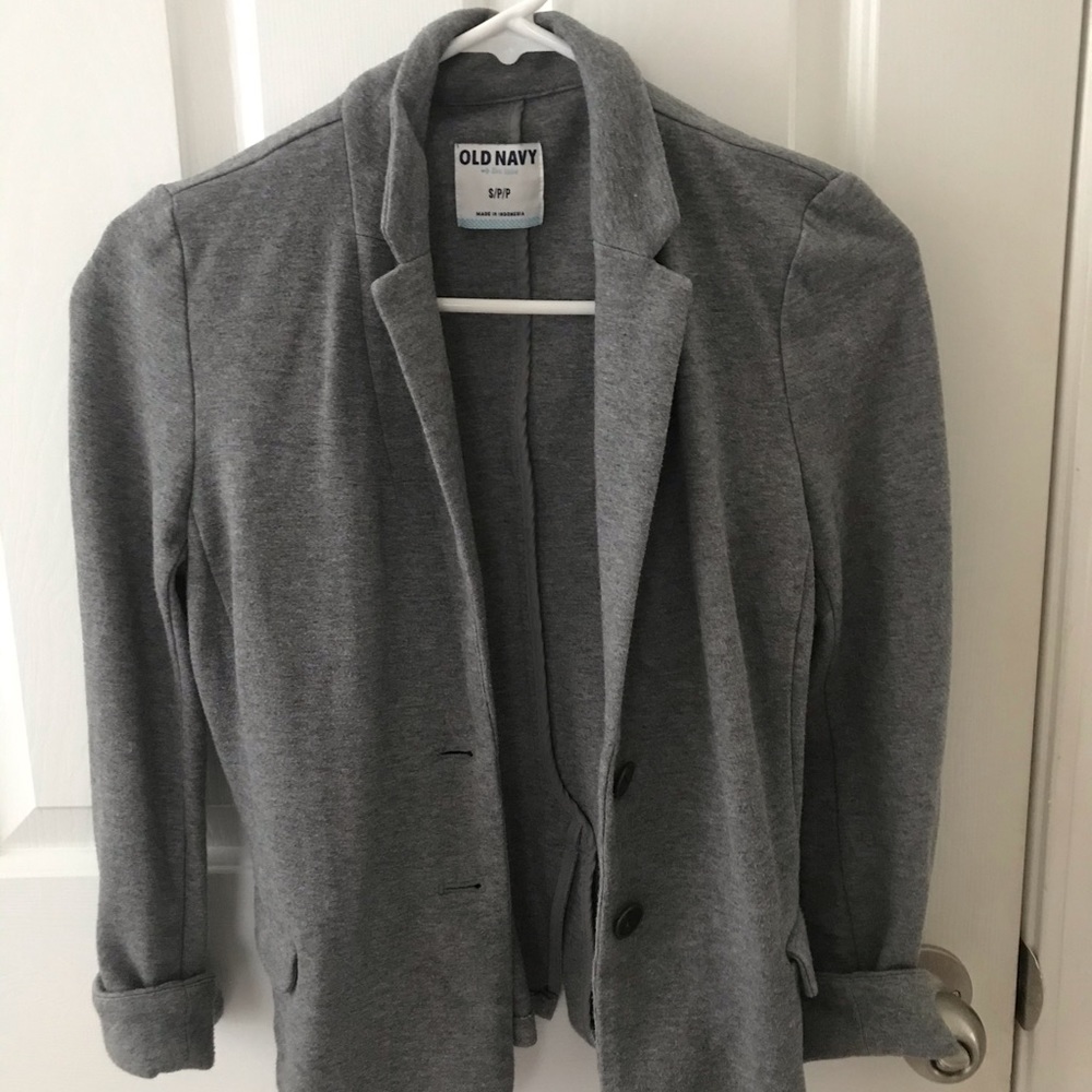 Gray blazer size small